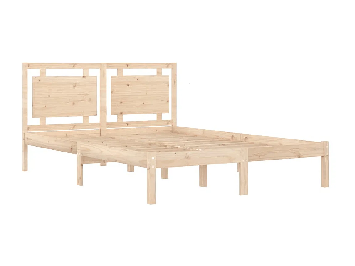 Cama king 150x200 cm madeira maciça PT251200