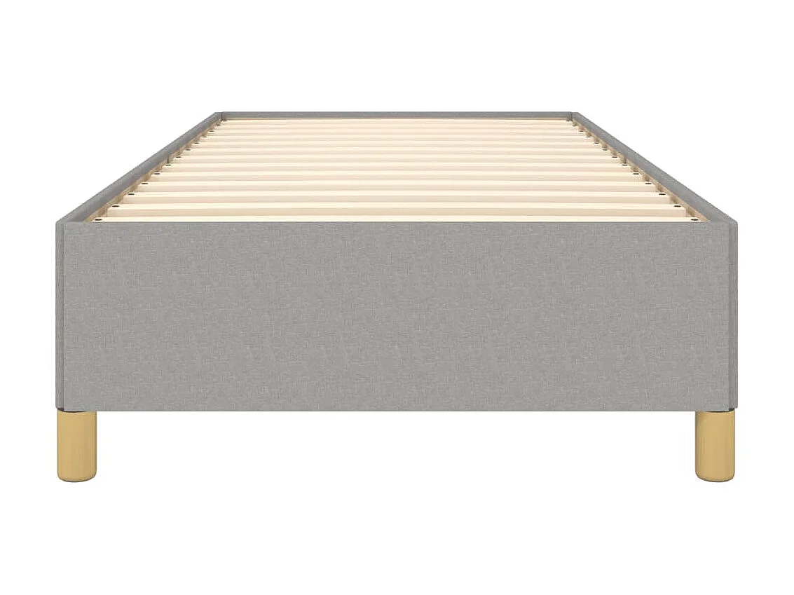 Lit-80x200 cm Gris clair Tissu EGGB16713