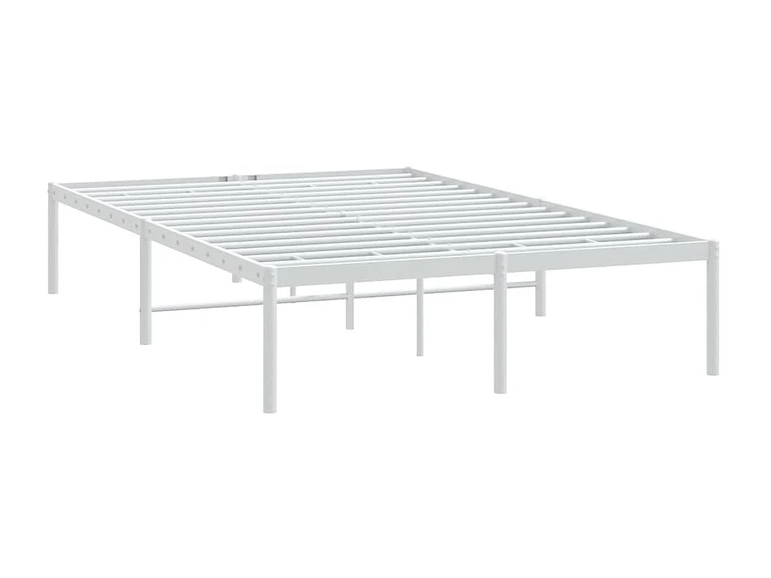 Cama 120x190 cm de metal blanca ES34225