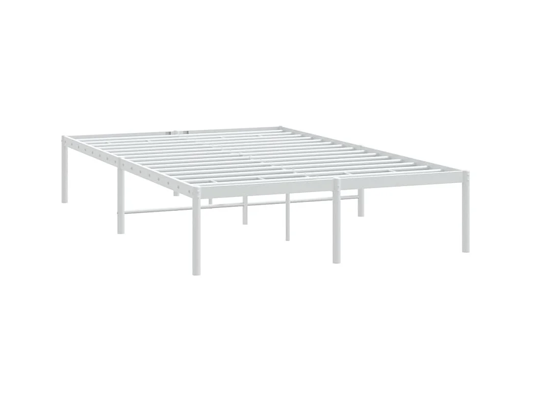 Lit-120x190 cm métal blanc EGGB59208