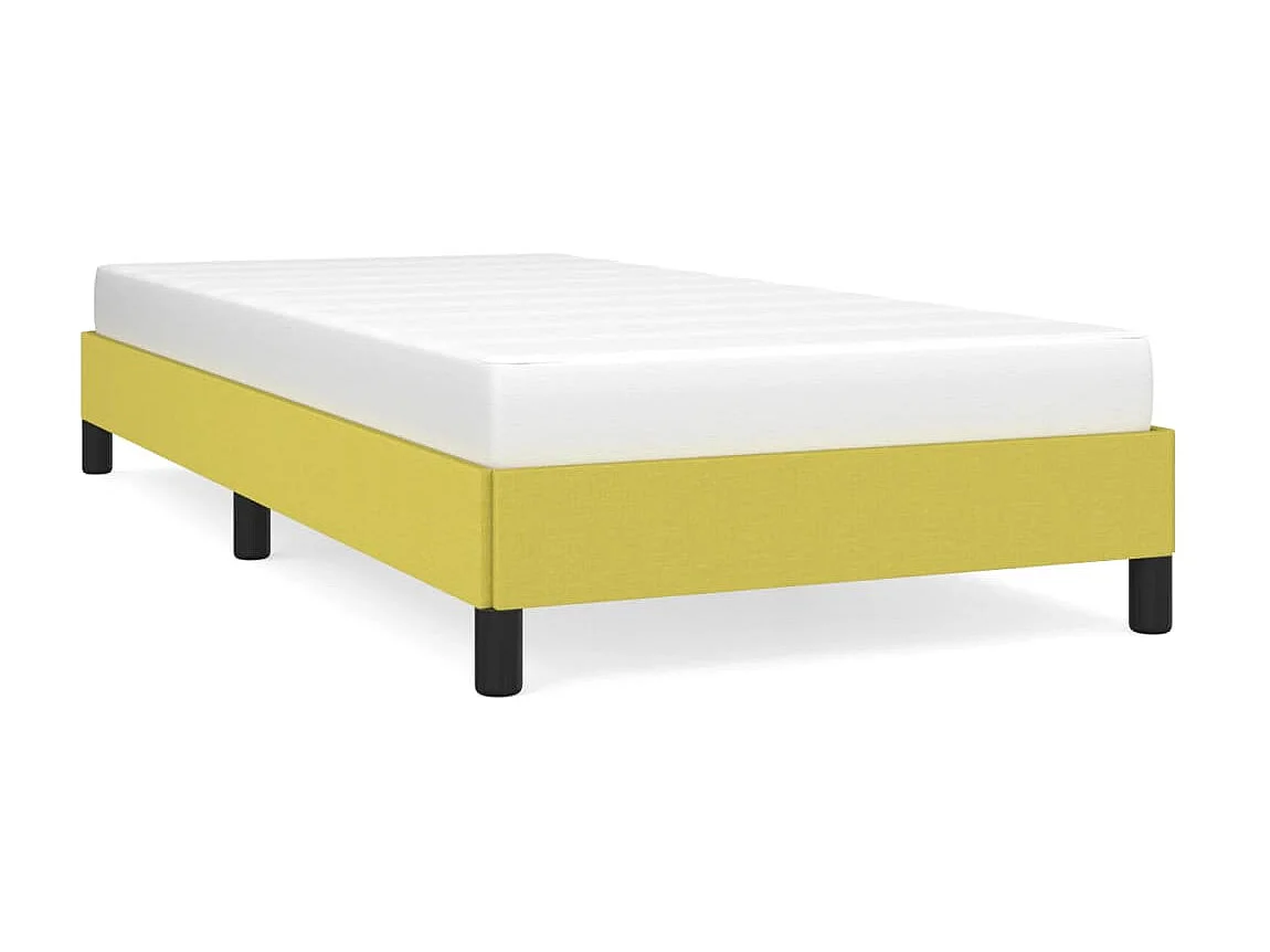 Lit-90x200 cm Vert Tissu EGGB97631