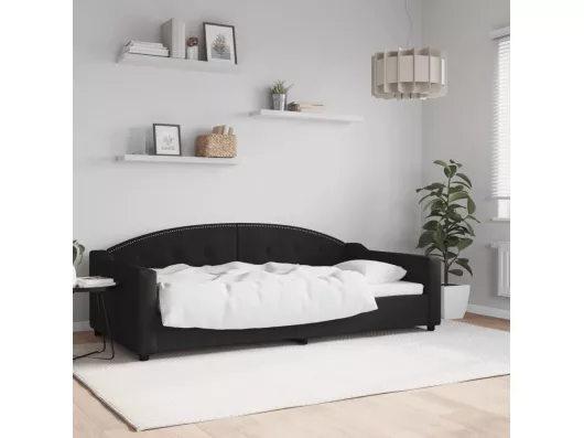 Kauf Unique Tagesbett,Sofabett Schwarz 100x200 cm Stoff -gkd64108