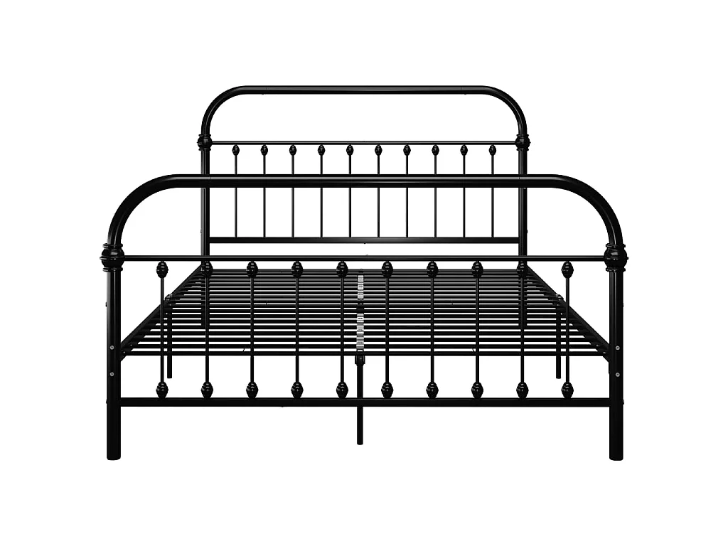 Cama - 160x200 cm metal preto PT922609