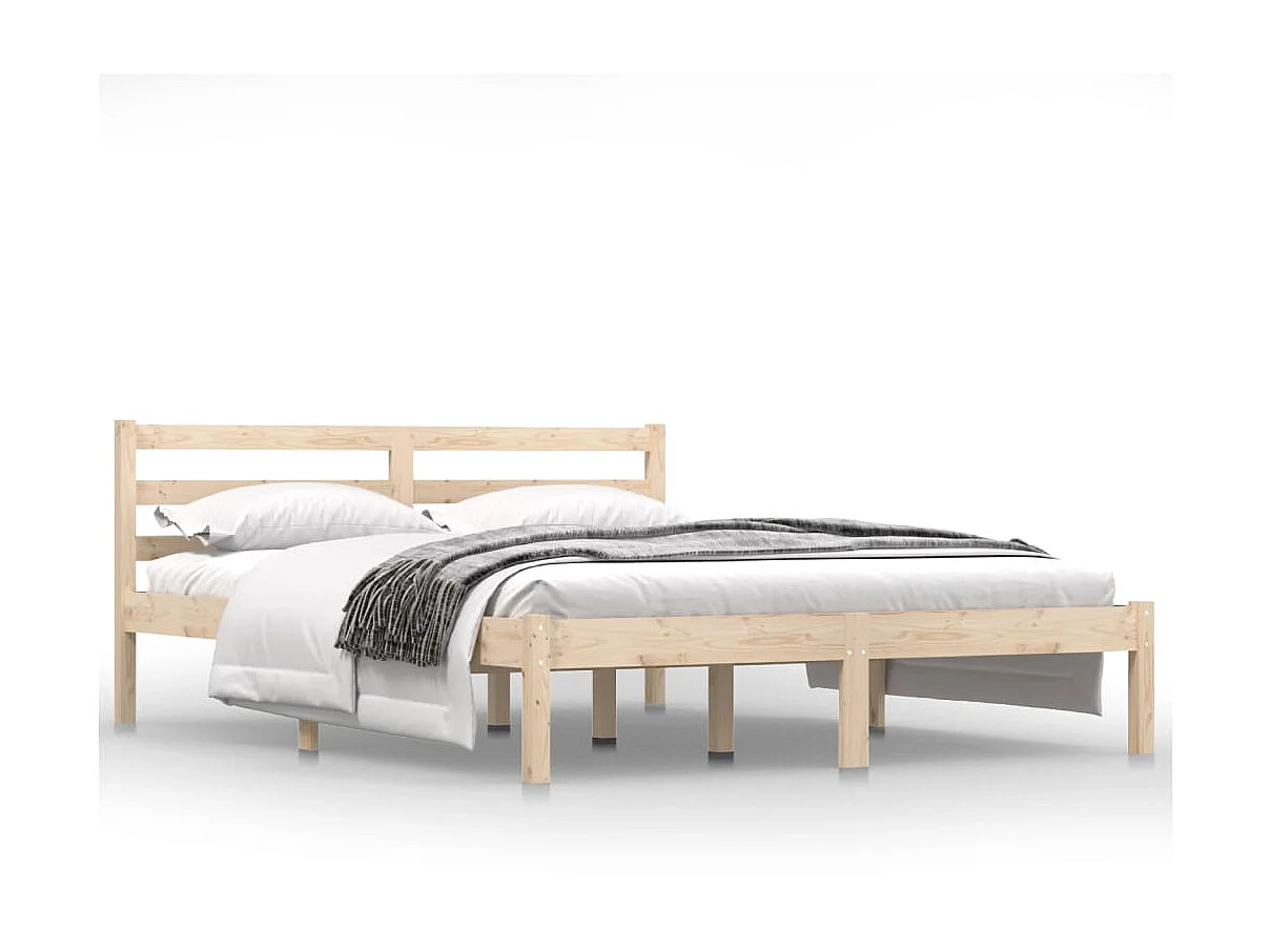 Bedframe massief grenenhout 140x190 cm NL20701