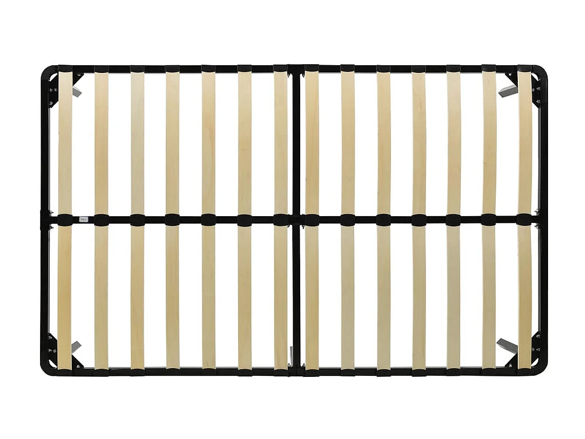 Lit-180x200 cm Noir Métal EGGB56609