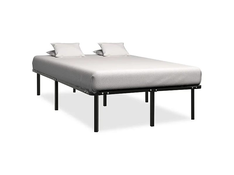 Cama 180x200 cm de metal negro ES74863