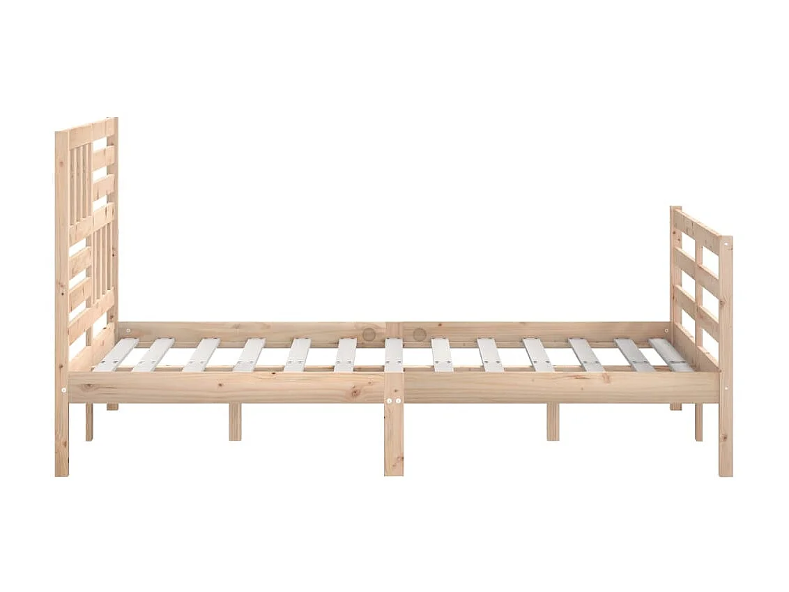 Cama 140x190 cm madeira maciça PT510127