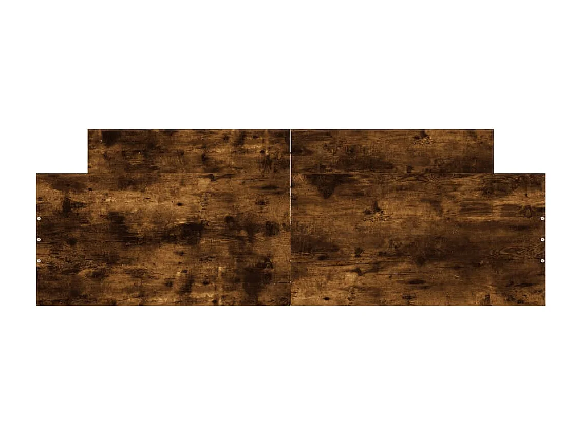 Bedframe met hoofd- en voeteneinde gerookt eiken 150x200 cm NL27985