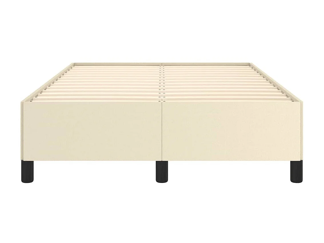 Lit-120x200 cm Crème Similicuir EGGB81654