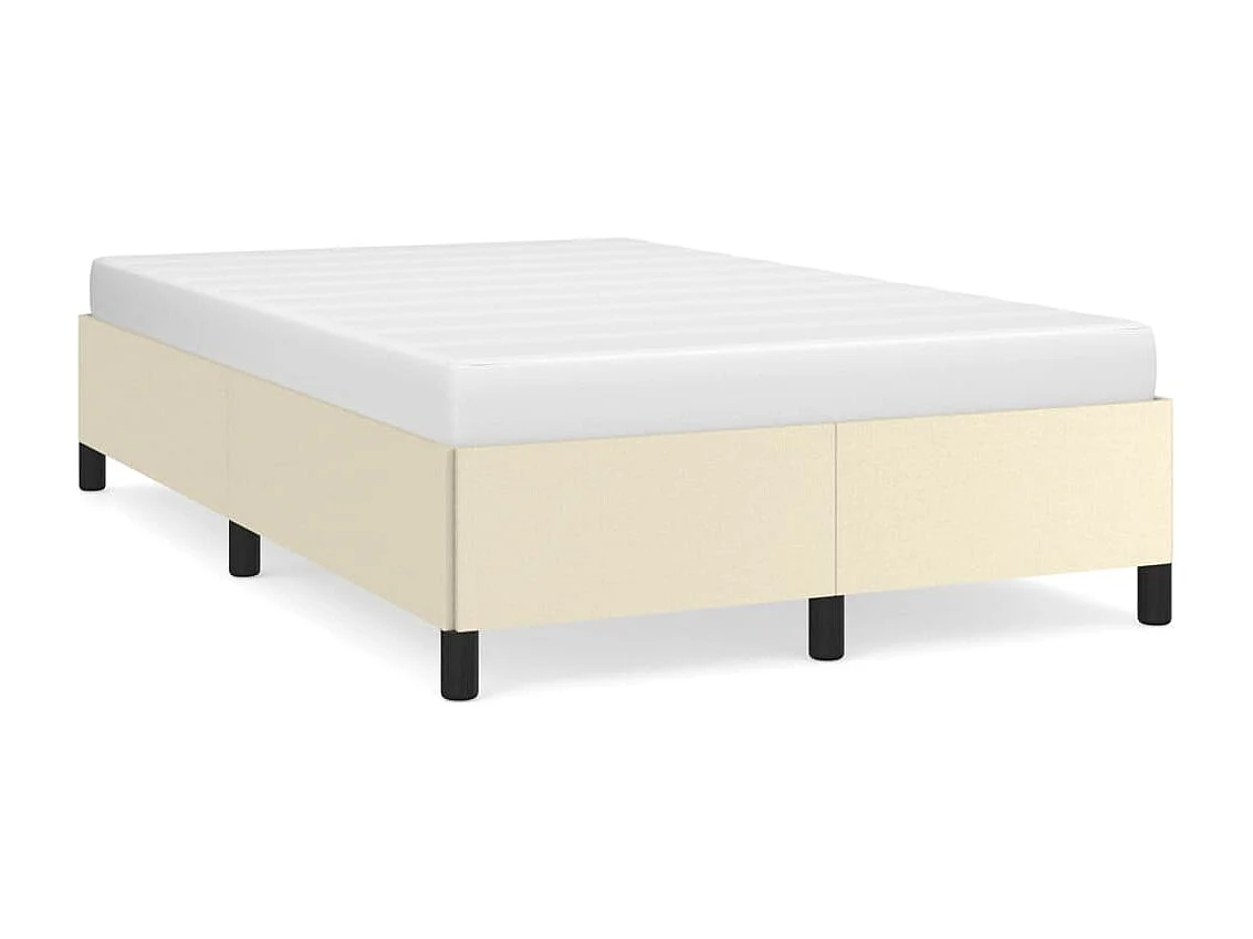 Lit-120x200 cm Crème Similicuir EGGB81654