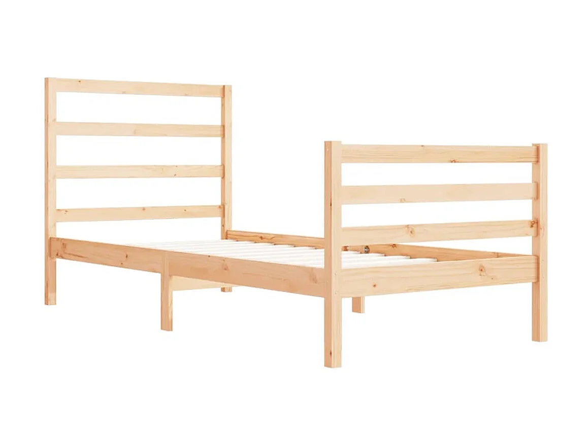 Bedframe massief grenenhout 90x190 cm NL39711