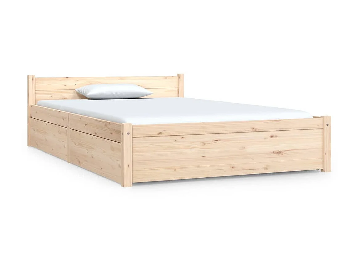 Lit-120x190 cm avec tiroirs Petit double EGGB27361