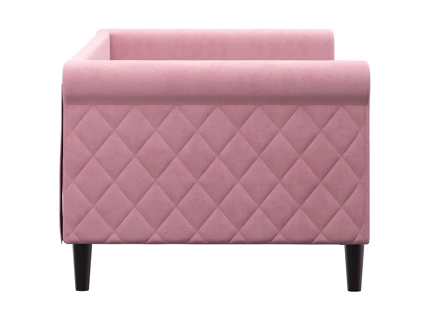 Sofá-cama 80x200 cm veludo rosa PT194529