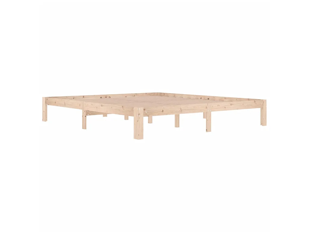 Cama 180x200 cm madera maciza ES92027