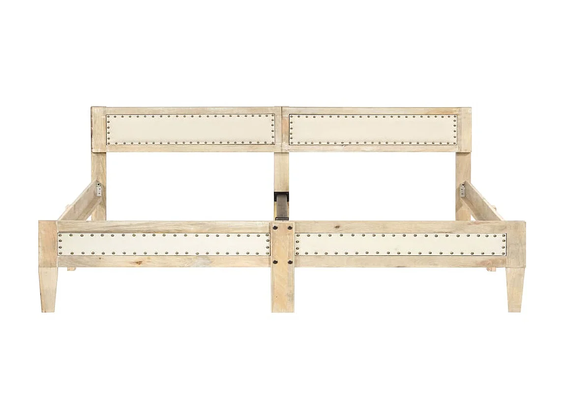 Cama 200 cm madeira de mangueira maciça PT428184