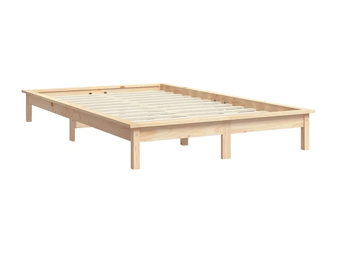 Lit-120x200 cm Bois de pin massif EGGB21511