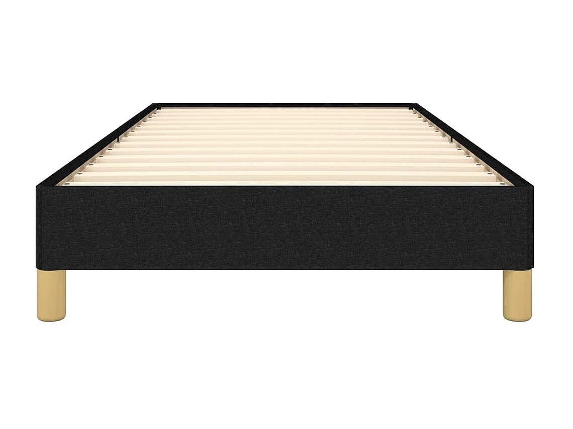 Lit-80x200 cm Noir Tissu EGGB17136