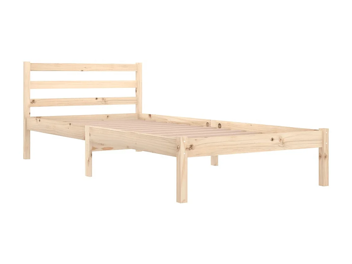 Lit-90x200 cm Bois de pin massif EGGB95988