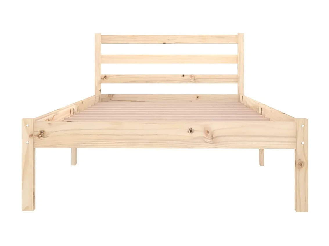 Lit-90x200 cm Bois de pin massif EGGB95988