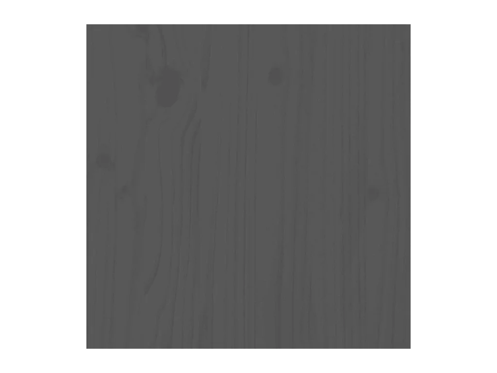 Lit-180x200 cm Gris Bois de pin massif Super King EGGB71460