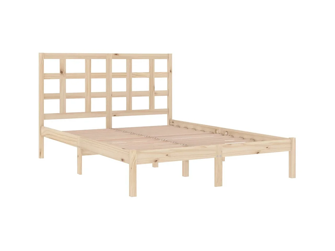 Lit-120x200 cm Bois massif EGGB69183