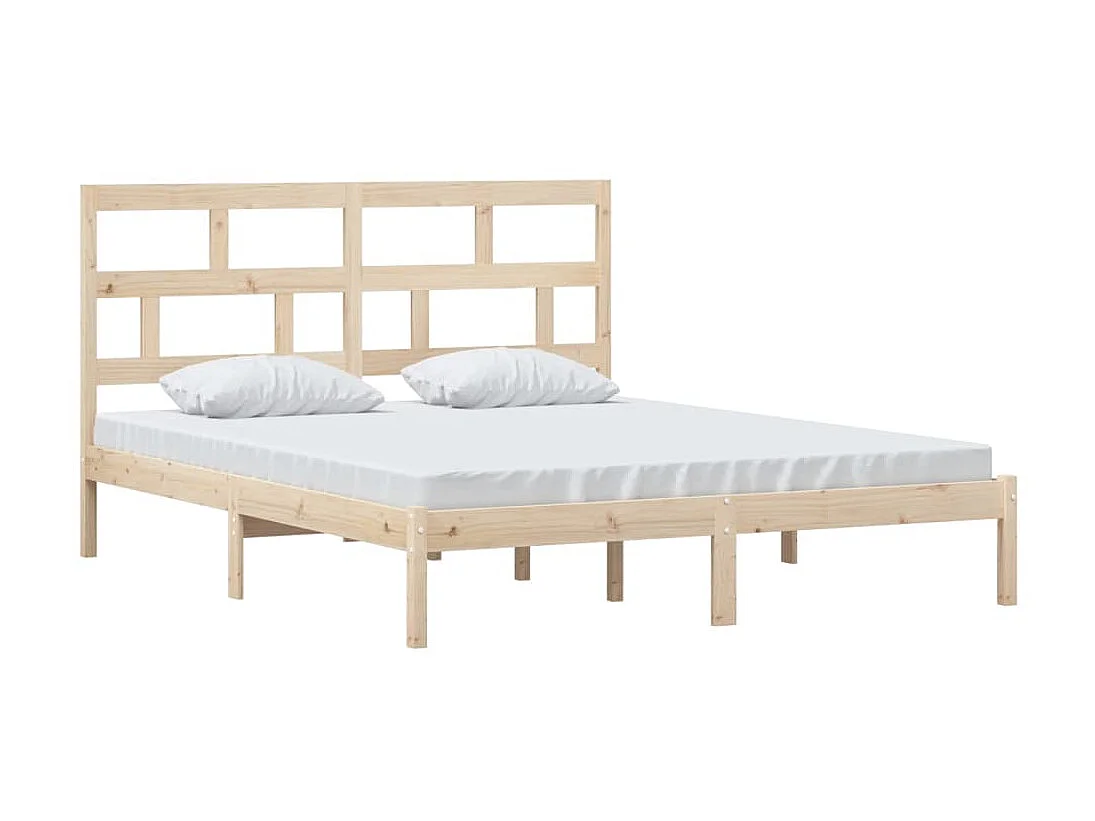 Cama 160x200 cm madeira de pinho maciça PT750586