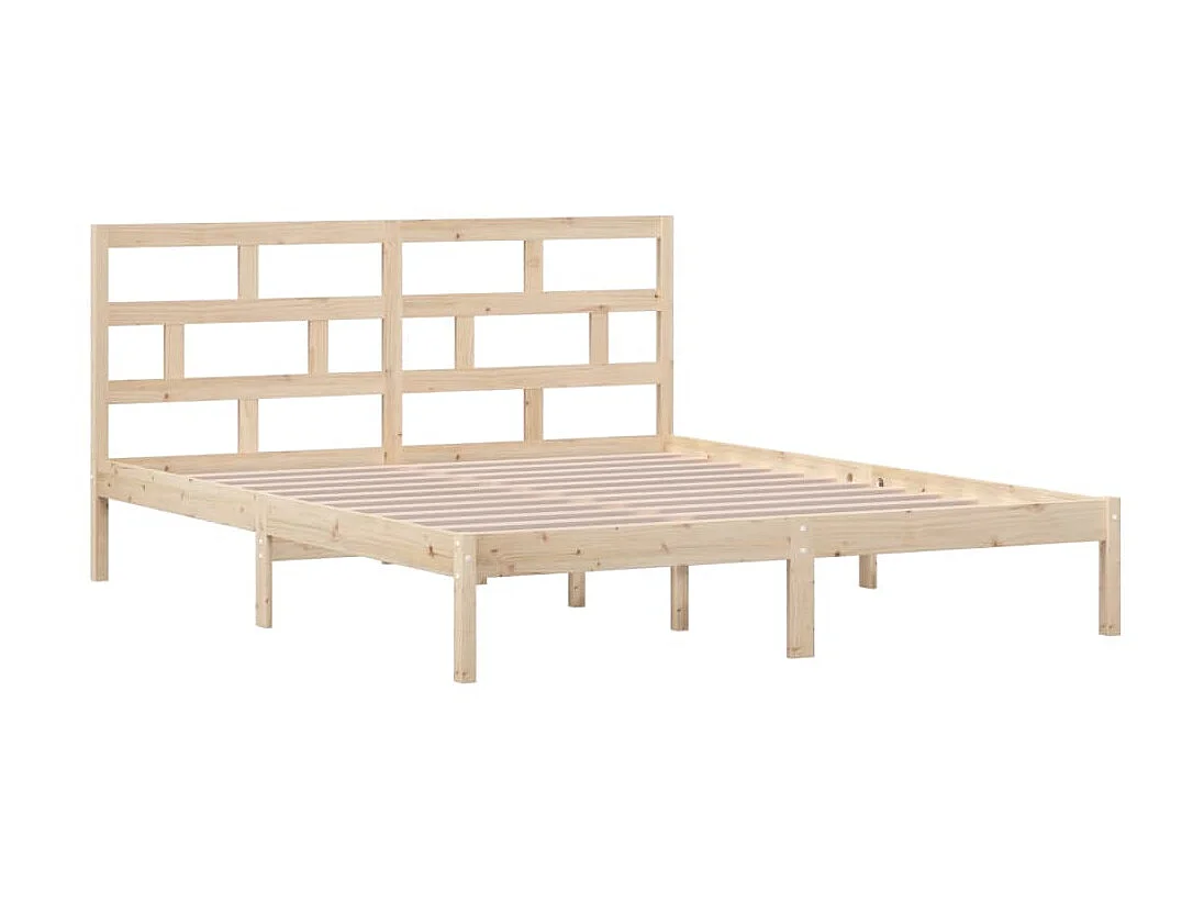Cama 160x200 cm madeira de pinho maciça PT750586