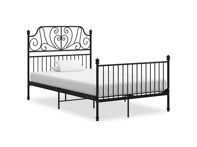 Bedframe metaal zwart 120x200 cm NL17942