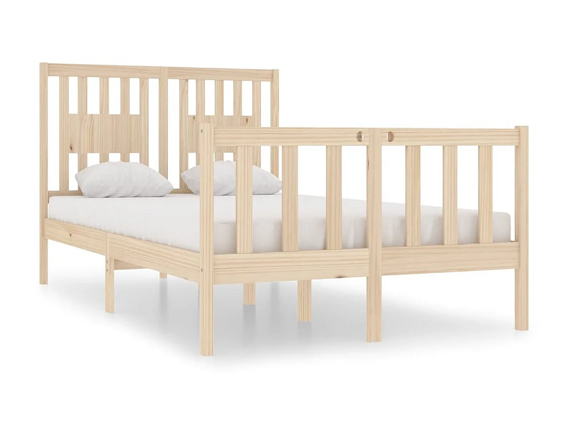 Lit-120x190 cm bois massif petit double EGGB40309