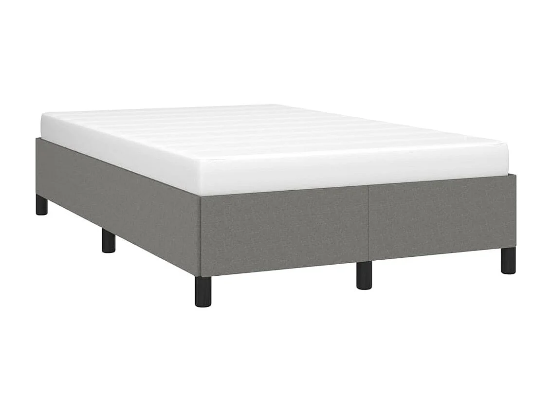 Lit-120x200 cm Gris foncé Tissu EGGB72145