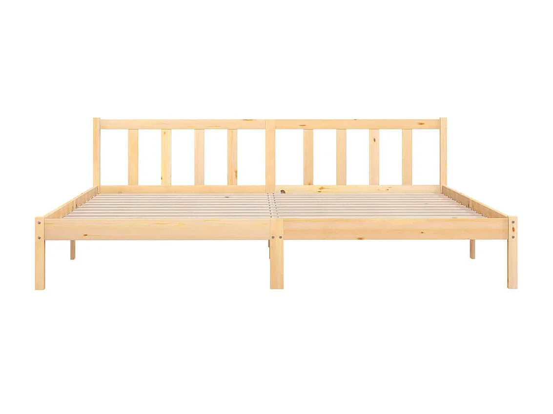 Lit-6FT Super King Size bois de pin massif super king EGGB13715