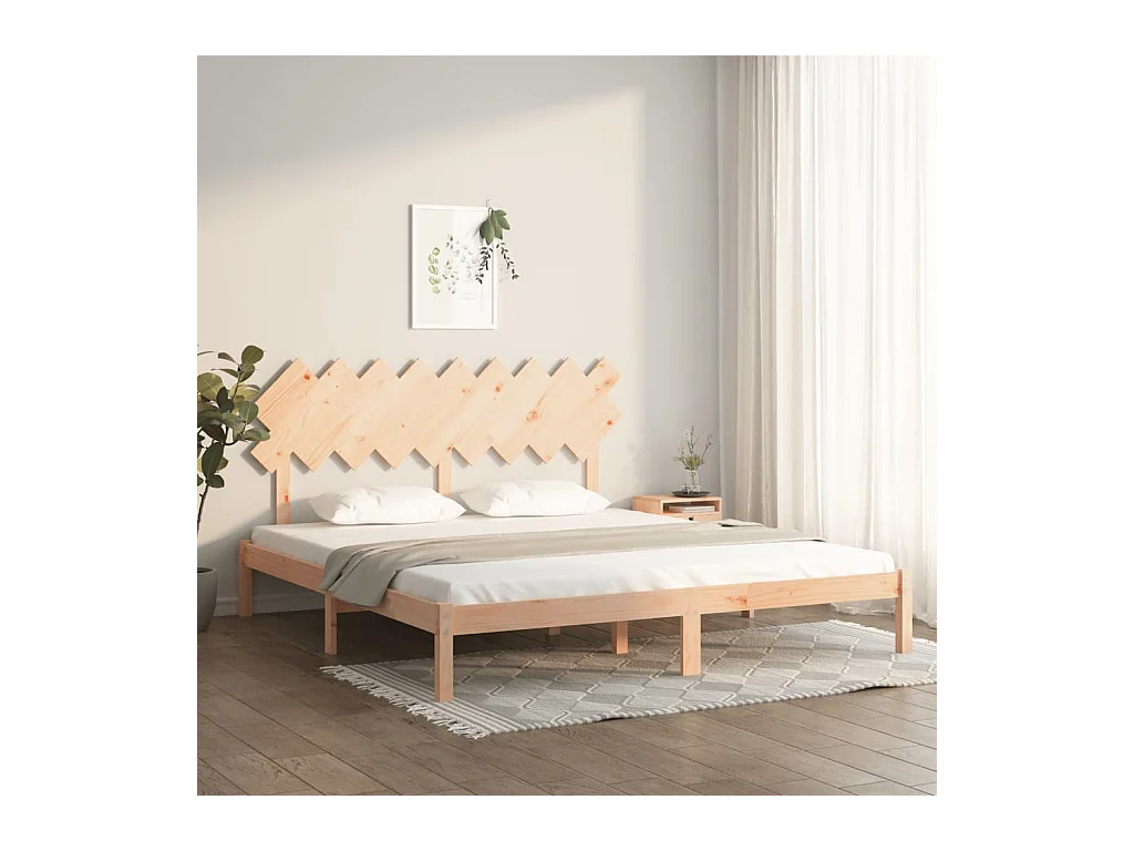 Bedframe massief hout 180x200 cm NL73897