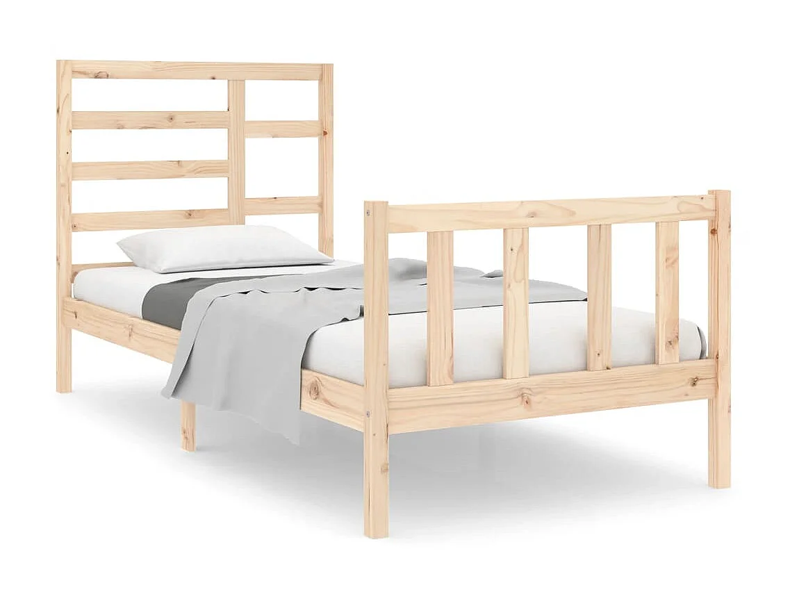 Cama 75x190 cm madera maciza ES26219