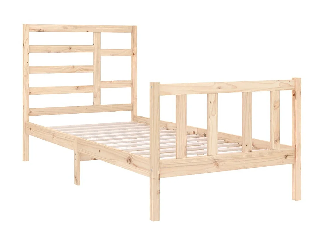 Cama 75x190 cm madera maciza ES26219