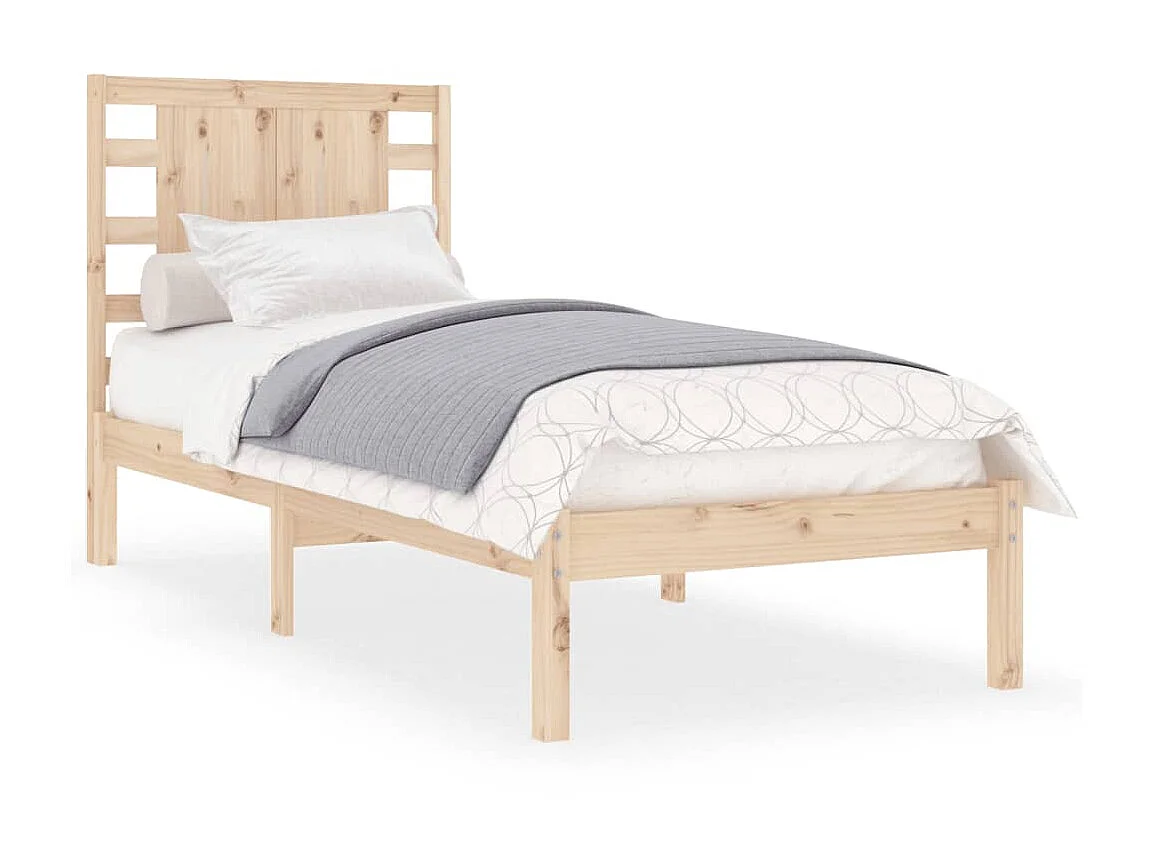 Lit-90x190 cm bois massif simple EGGB82613