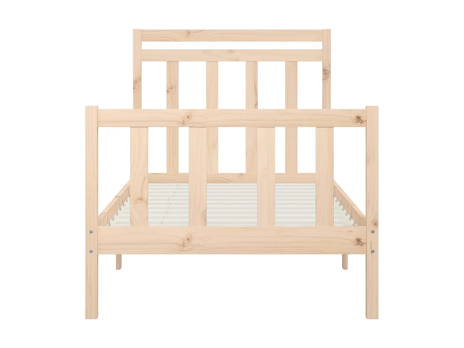 Lit-90x200 cm Bois de pin solide EGGB58672