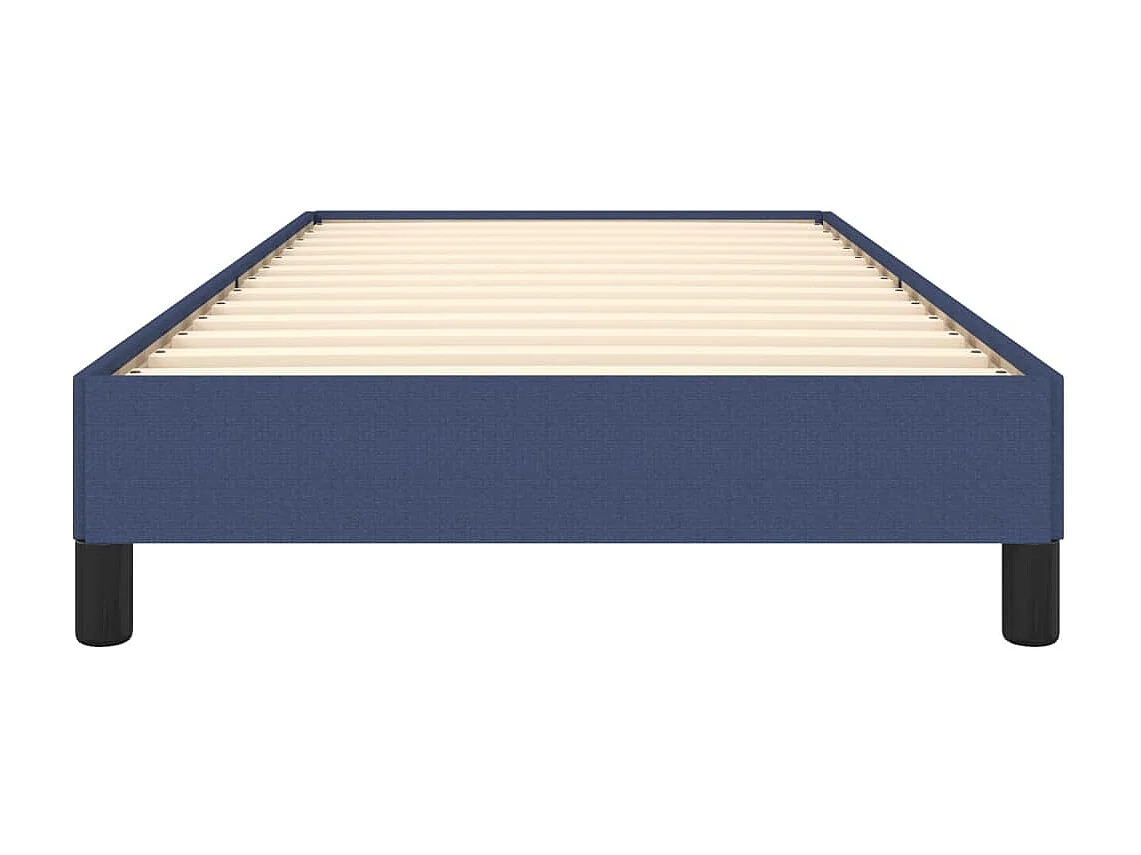 Cama 100x200 cm de tela negro ES93875