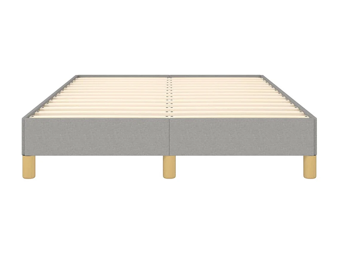 Cama 120x200 cm tecido cinza-claro PT713968