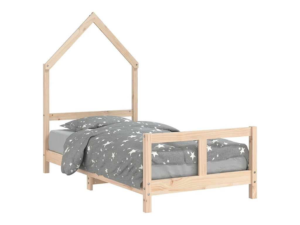 Cama infantil 80x160 cm pinho maciço PT920272