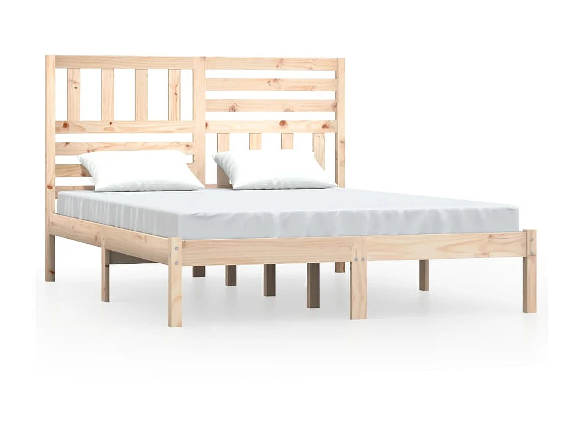 Cama 160x200 cm pinho maciço PT552606