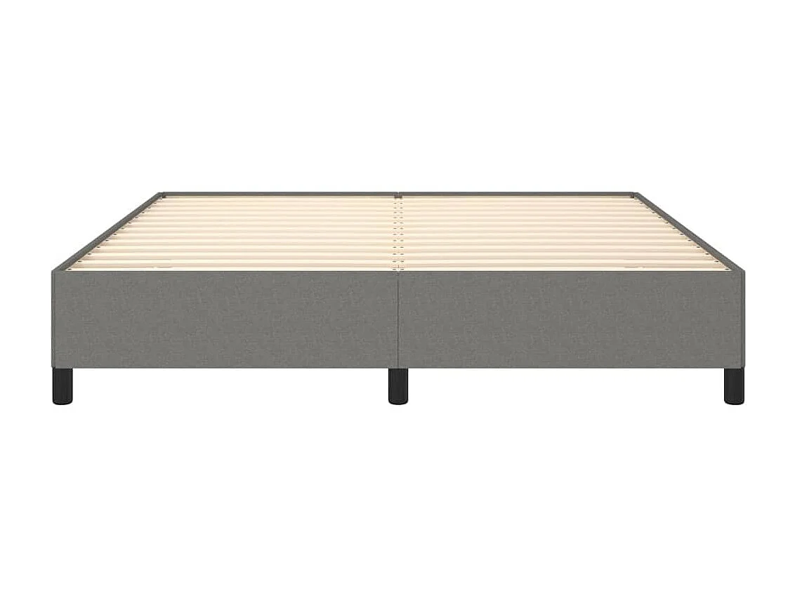 Bedframe stof donkergrijs 160x200 cm NL91080