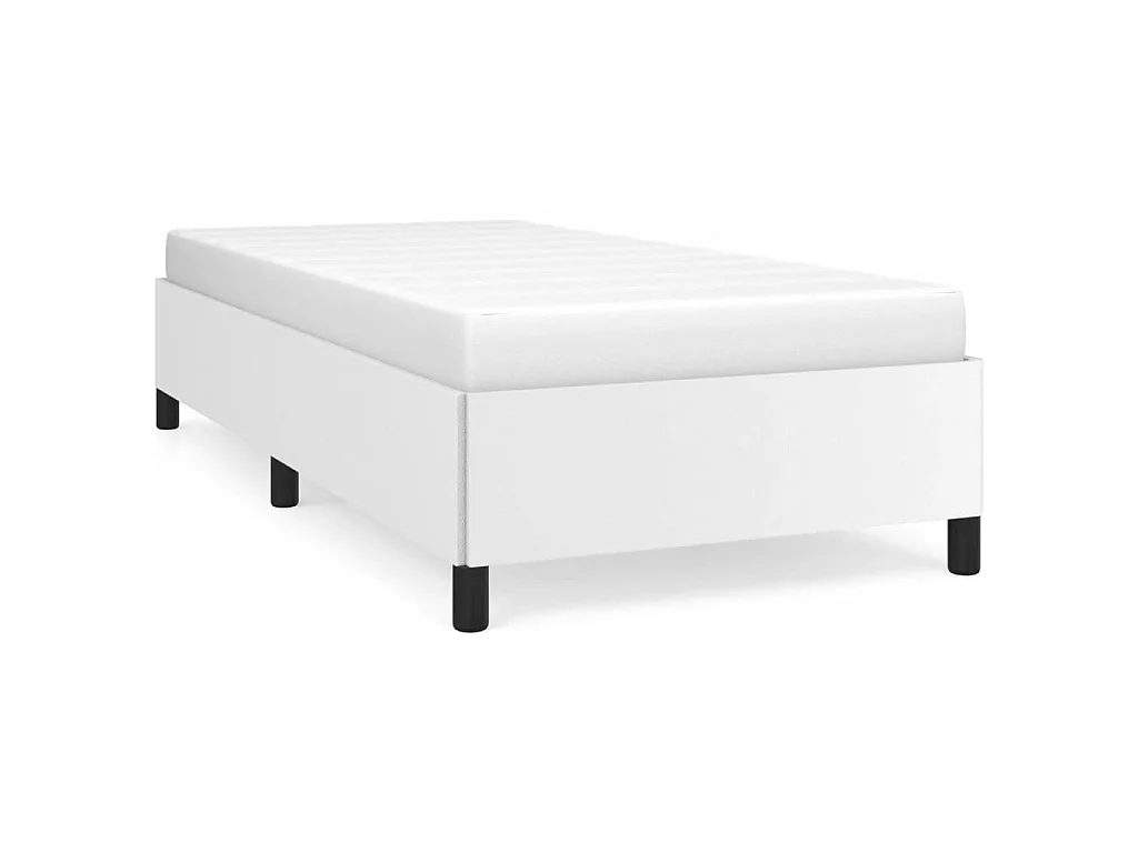 Lit-80x200 cm Blanc Similicuir EGGB81172