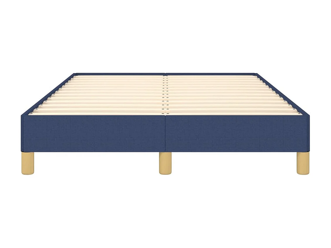 Cama 120x200 cm tecido azul PT594342