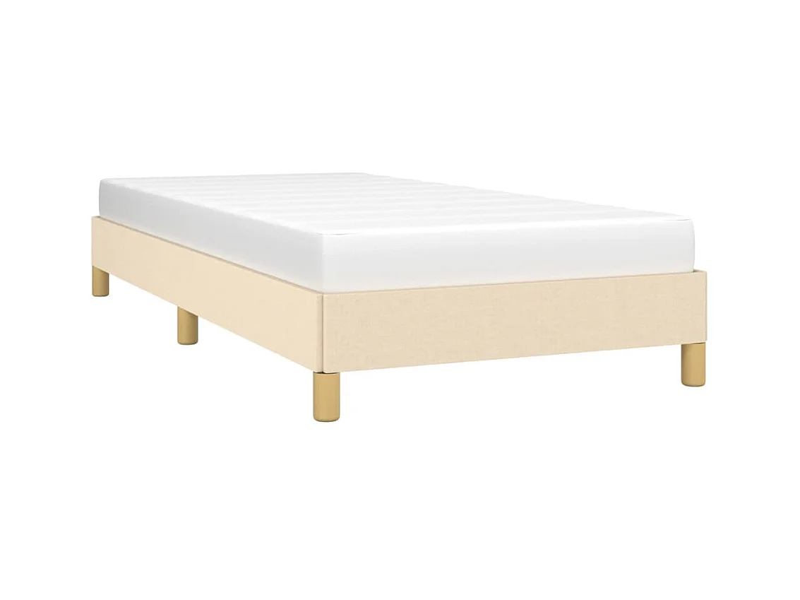 Bedframe stof crèmekleurig 90x200 cm NL95597