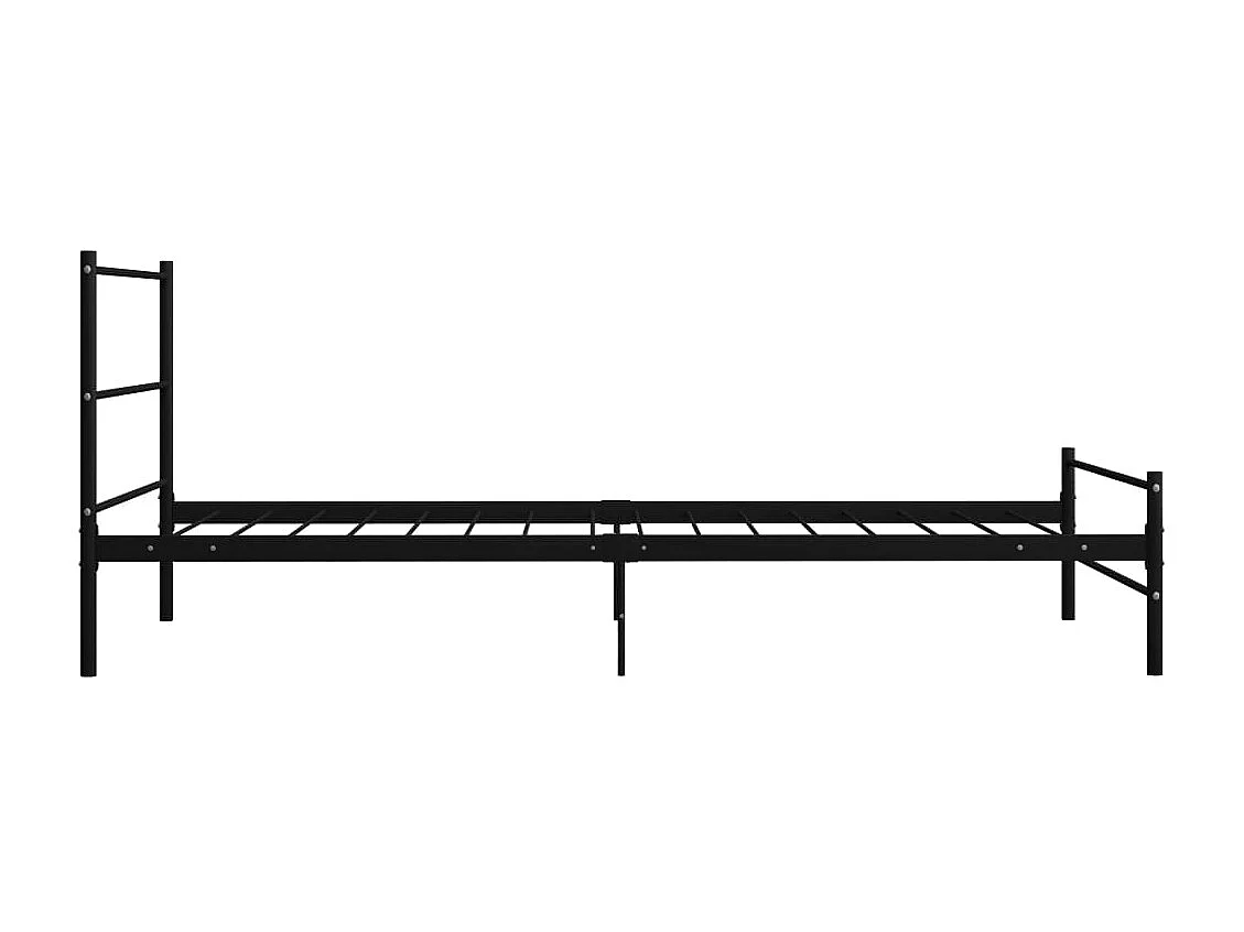 Bedframe metaal zwart 100x200 cm NL83422