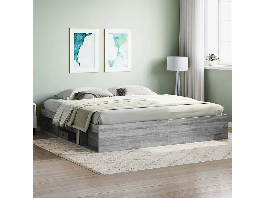 Lit-200x200 cm sonoma gris EGGB68684