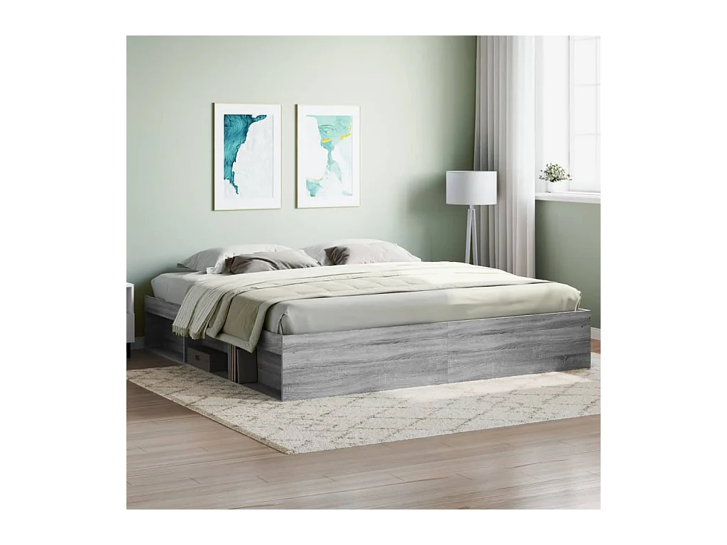 Lit-200x200 cm sonoma gris EGGB68684