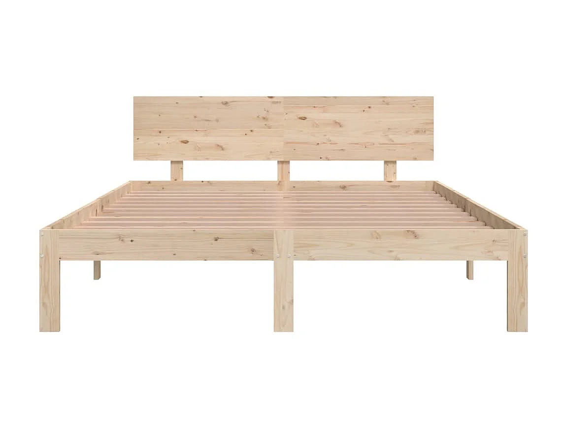 Cama 140x190 cm pinho maciço PT286636