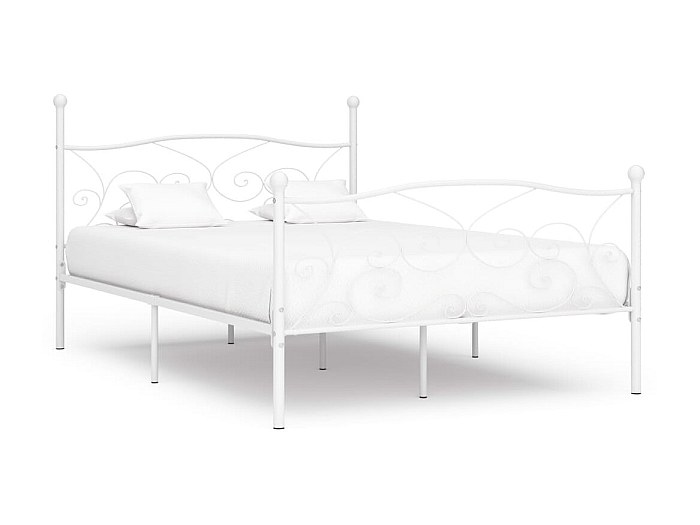 Estrado de ripas branco 140x200 cm Pele sintética | Leroy Merlin