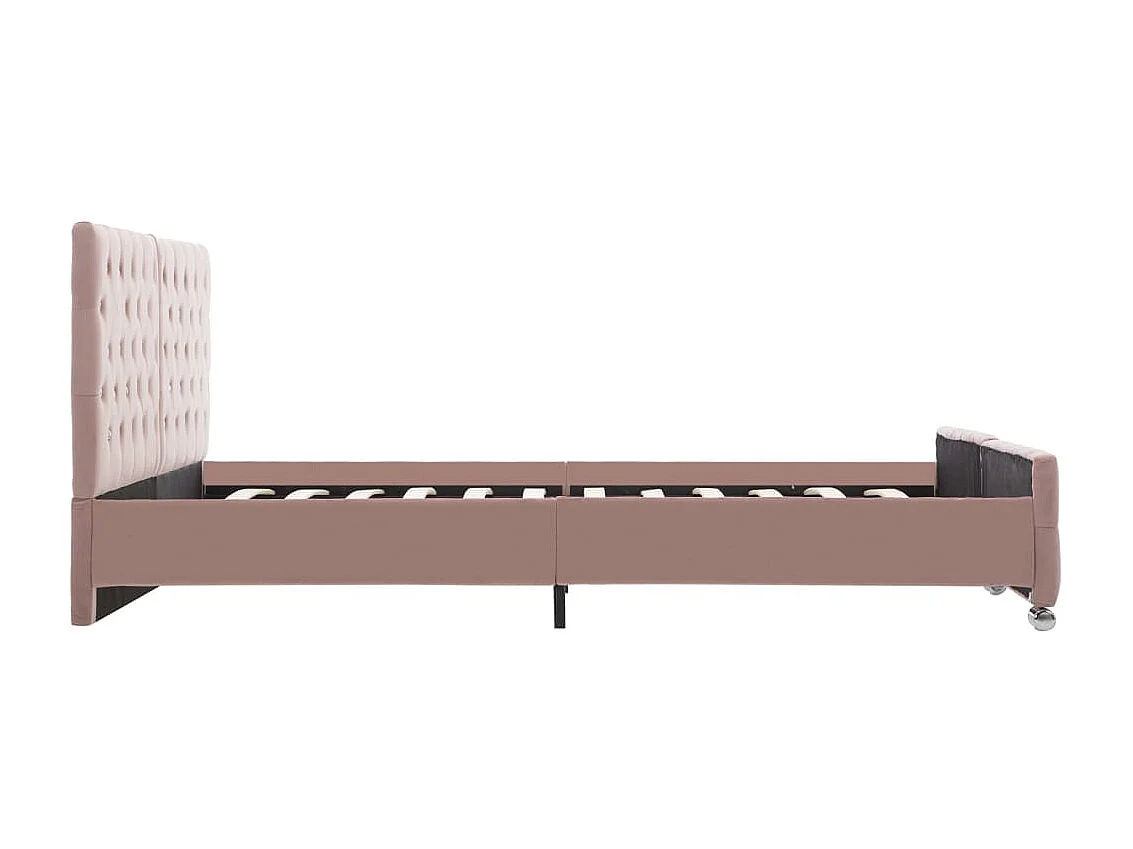 Lit-180x200 cm Rose Velours EGGB99592